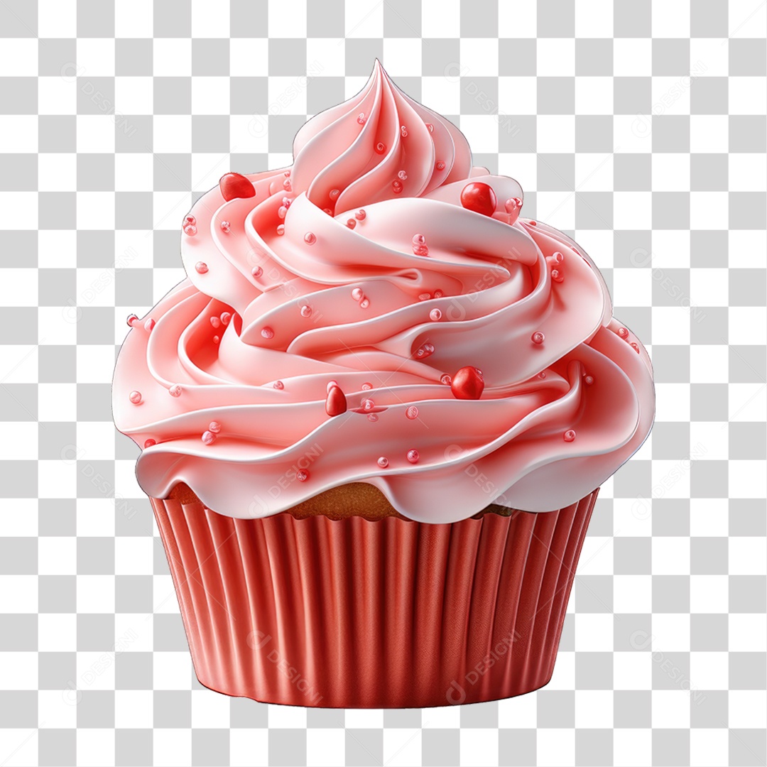 Cupcake Sabores Doces PNG Transparente