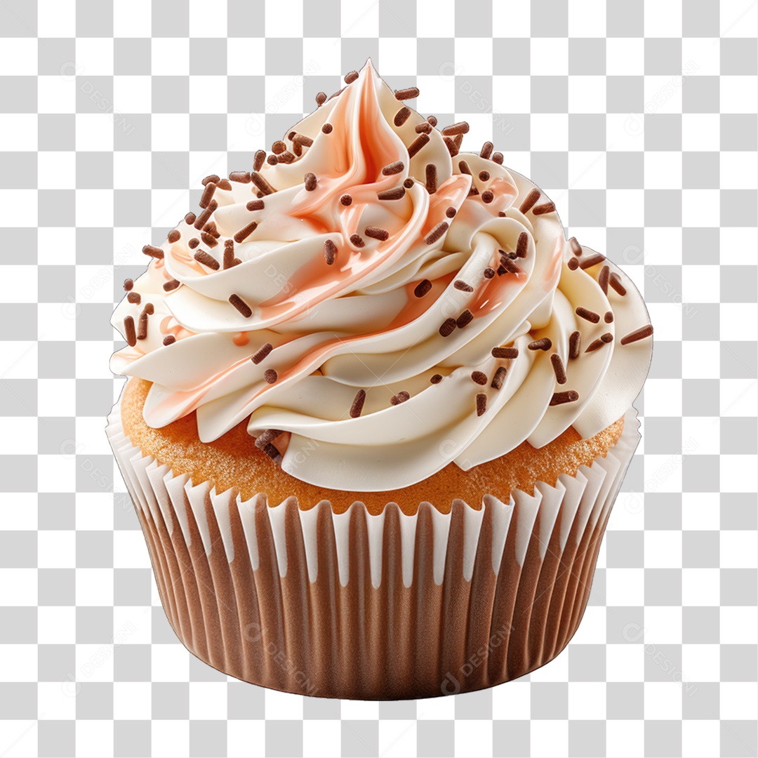 Cupcake Sabores Doces PNG Transparente