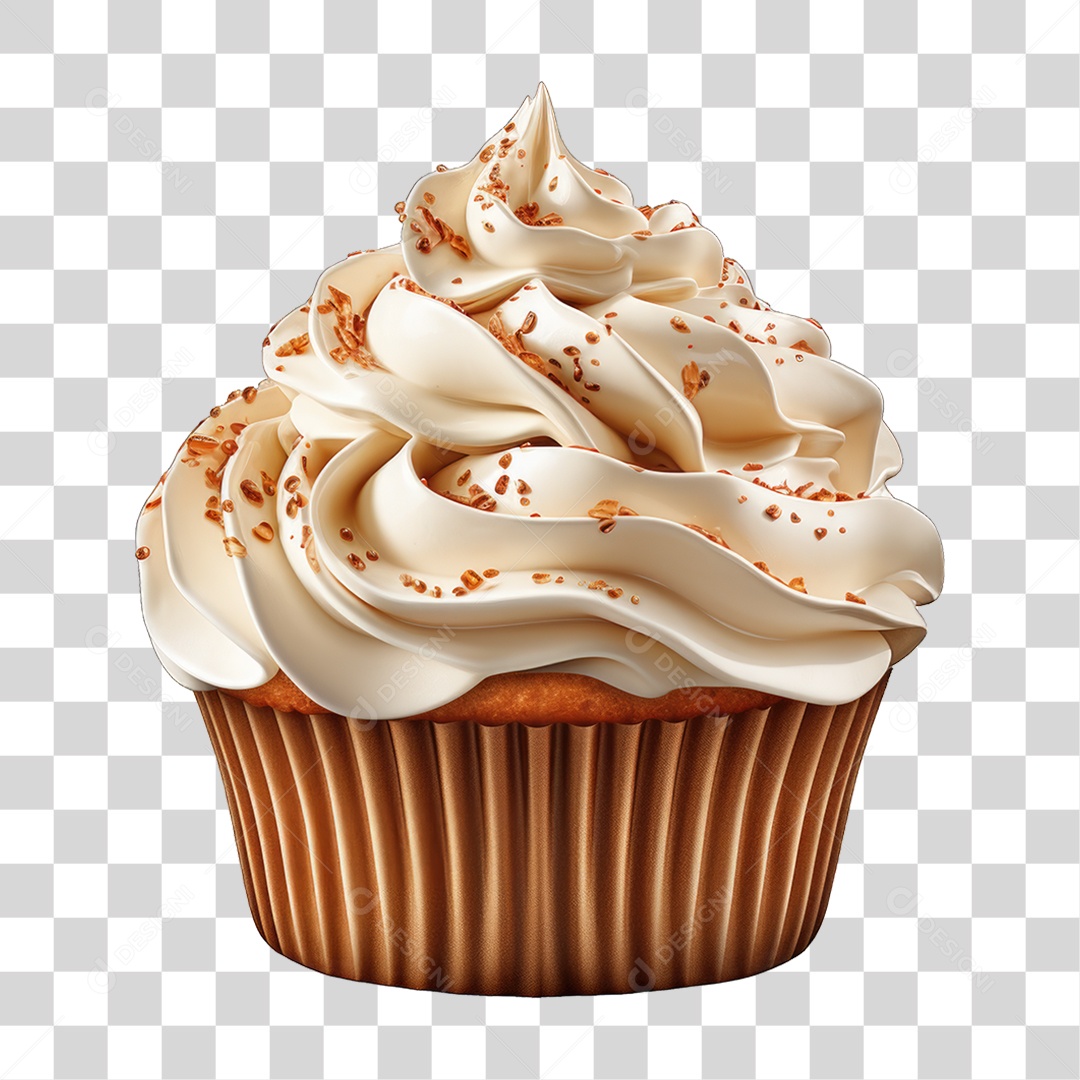 Cupcake Sabores Doces PNG Transparente