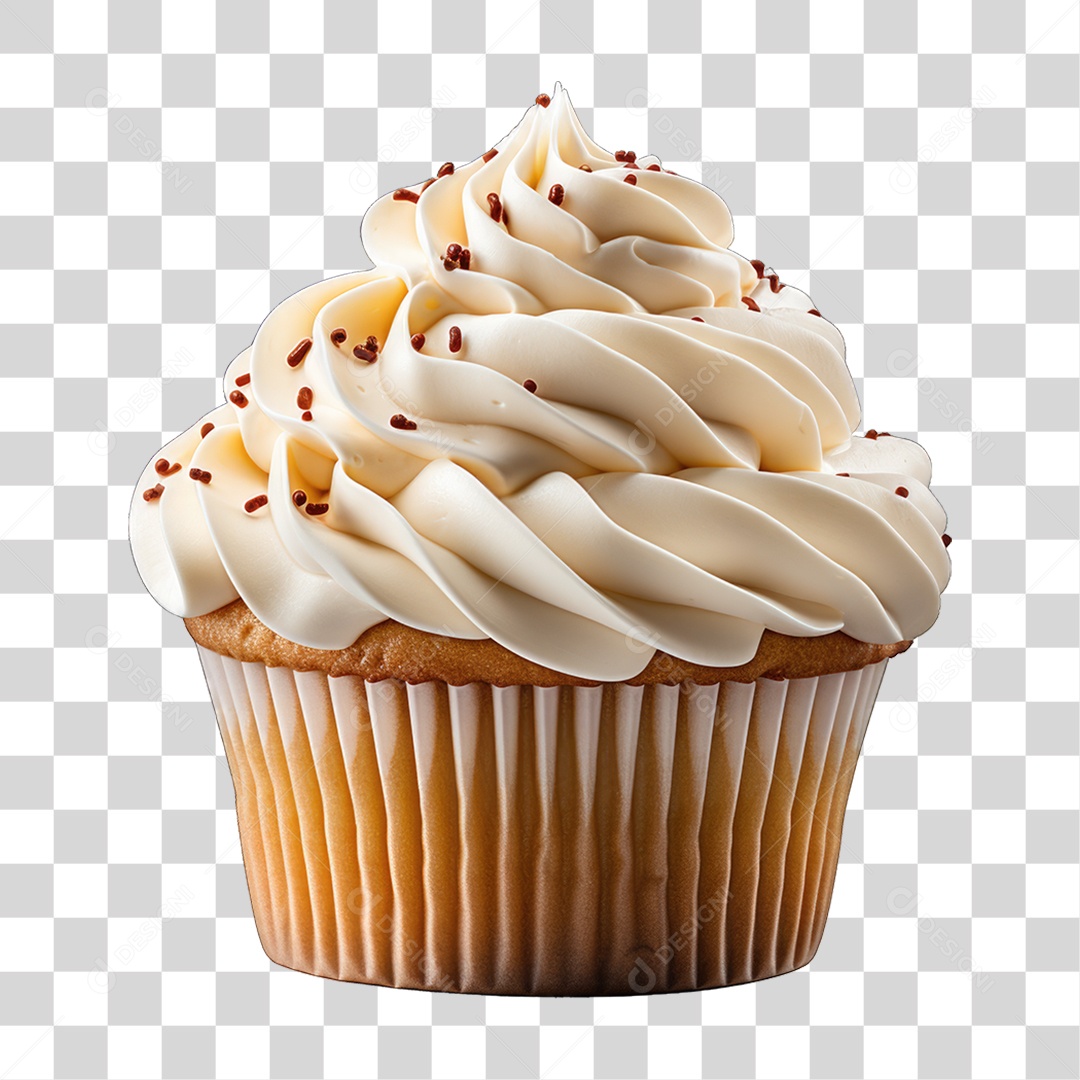 Cupcake Sabores Doces PNG Transparente