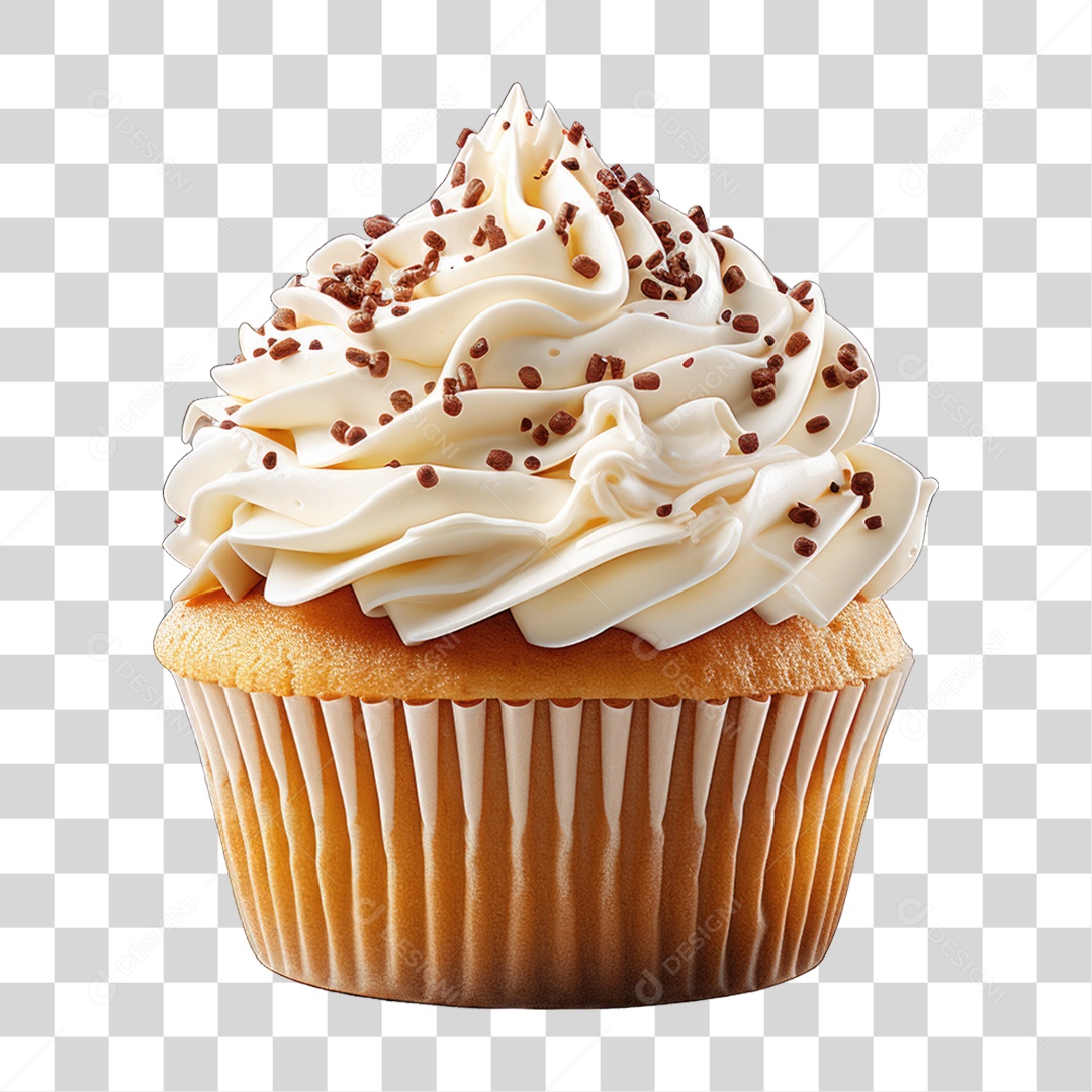 Cupcake Sabores Doces PNG Transparente
