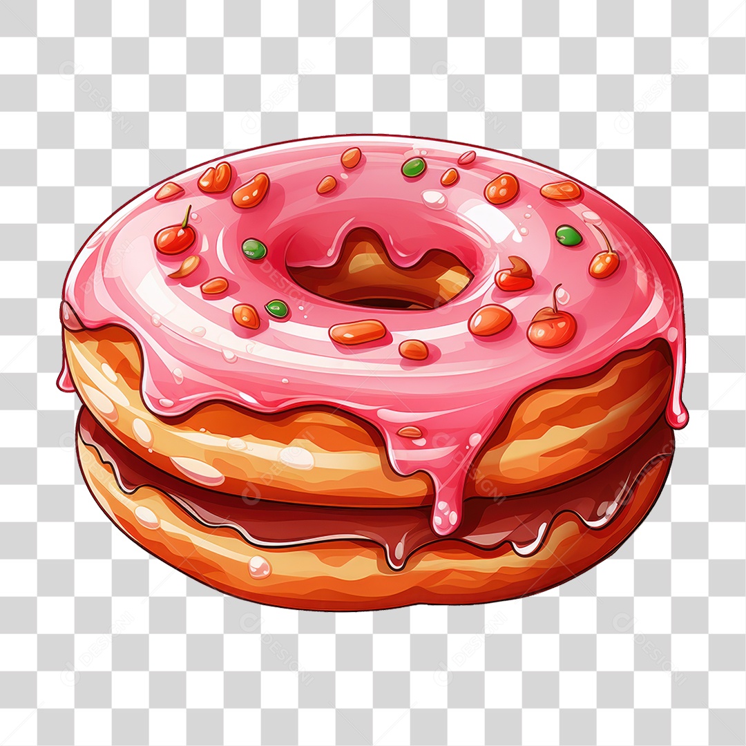 Rosca Donut PNG Transparente