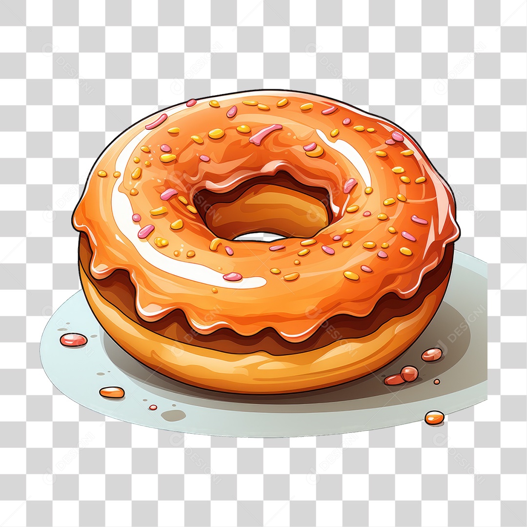 Rosca Donut PNG Transparente
