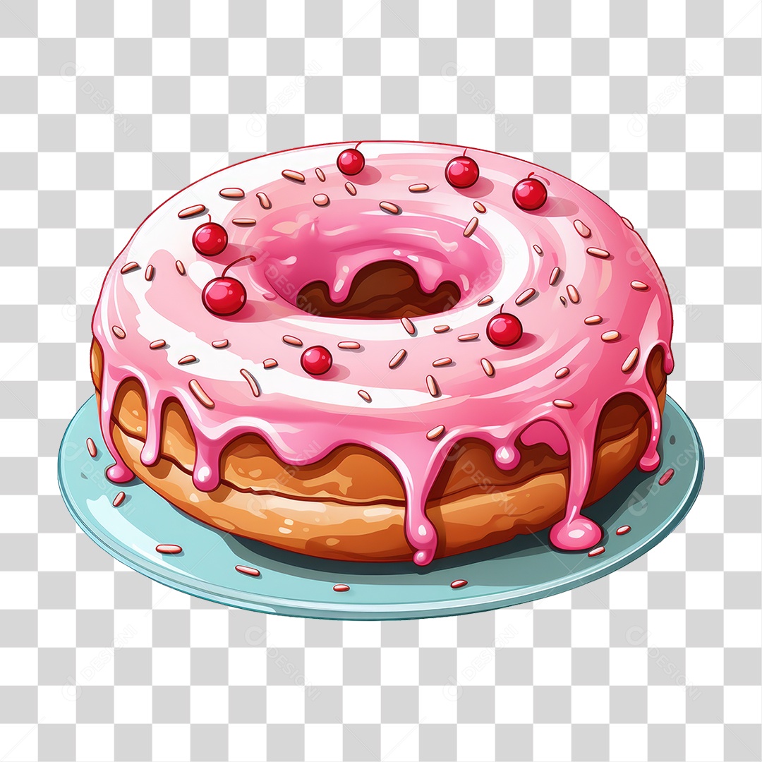 Rosca Donut PNG Transparente