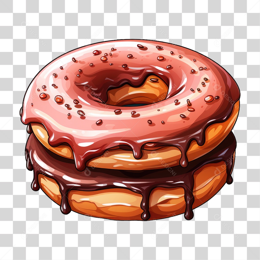 Rosca Donut PNG Transparente