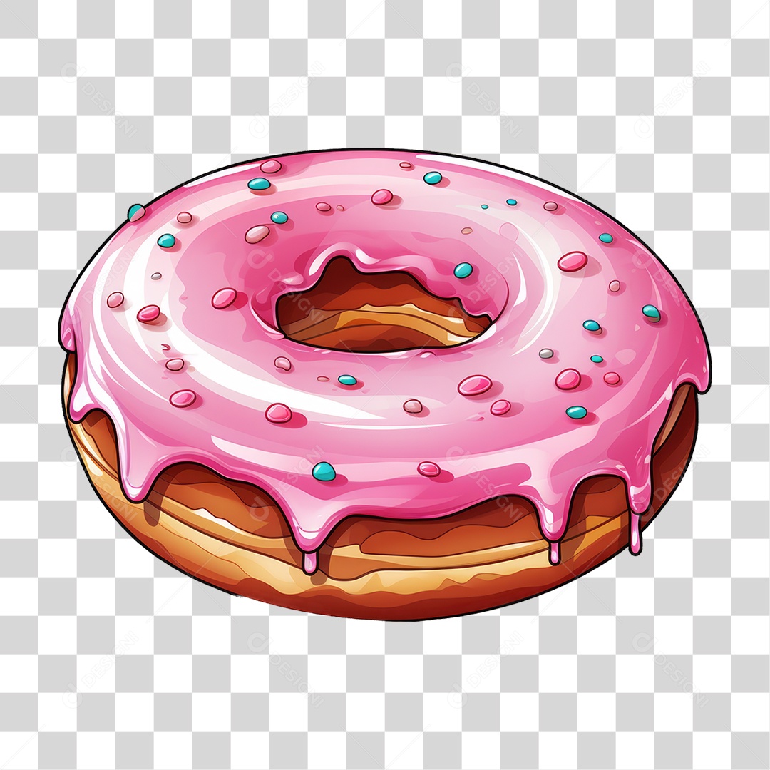 Rosca Donut PNG Transparente