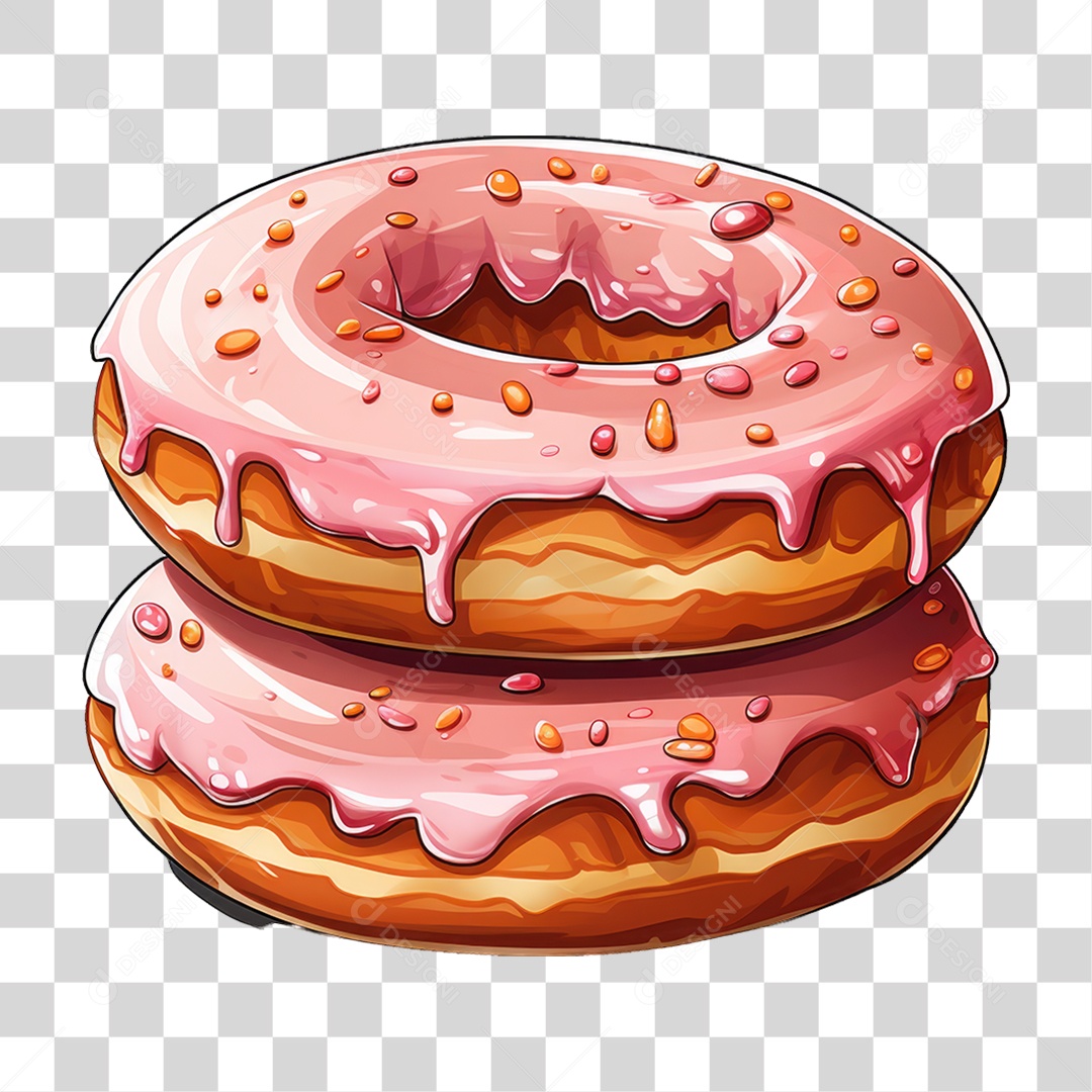 Rosca Donut PNG Transparente