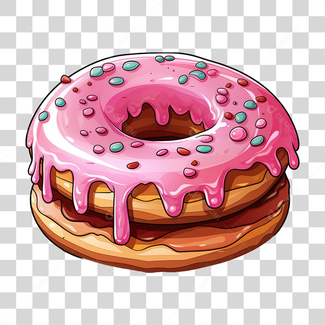 Rosca Donut PNG Transparente