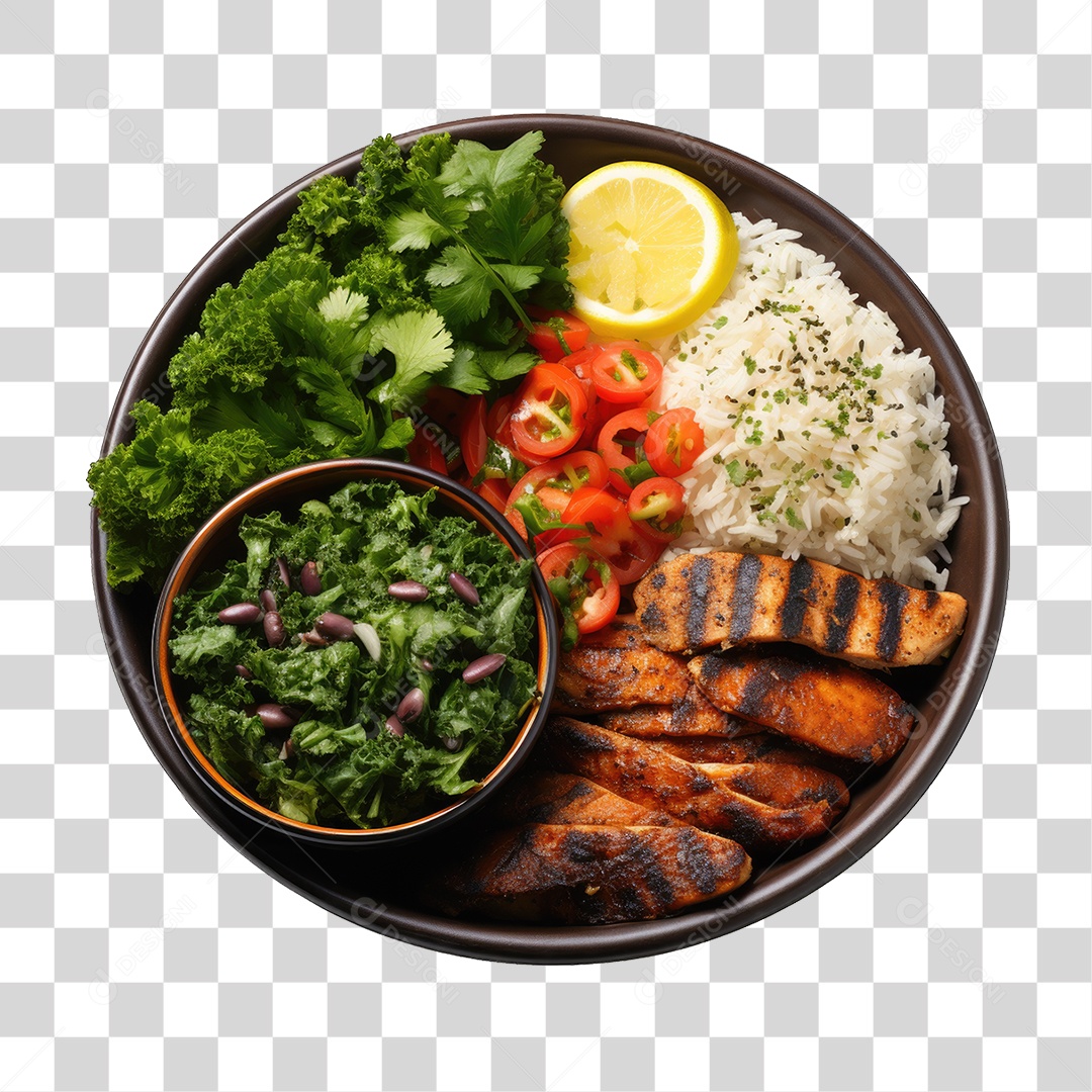 Prato de Refeição Restaurante PNG Transparente