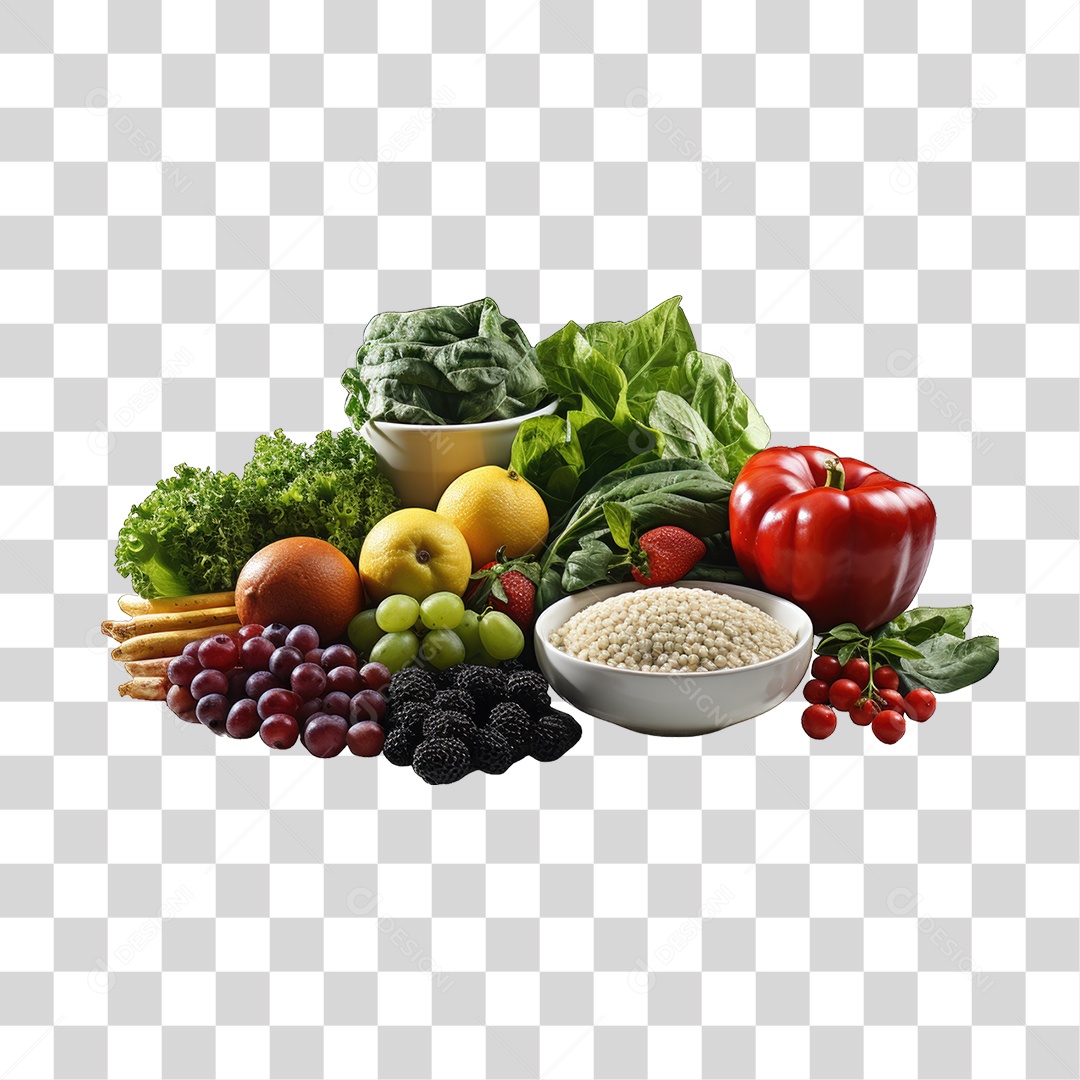 Frutas Legumes Verduras PNG Transparente