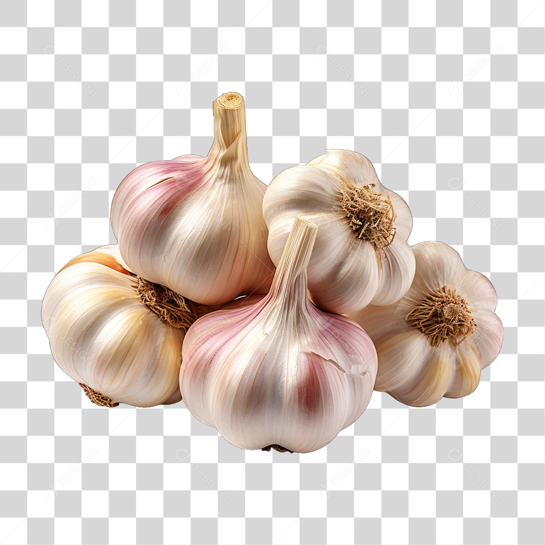 Dentes de Alho PNG Transparente
