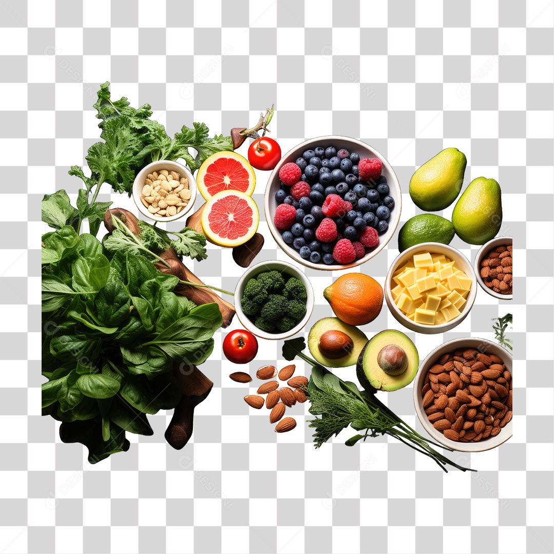 Frutas Legumes Verduras PNG Transparente