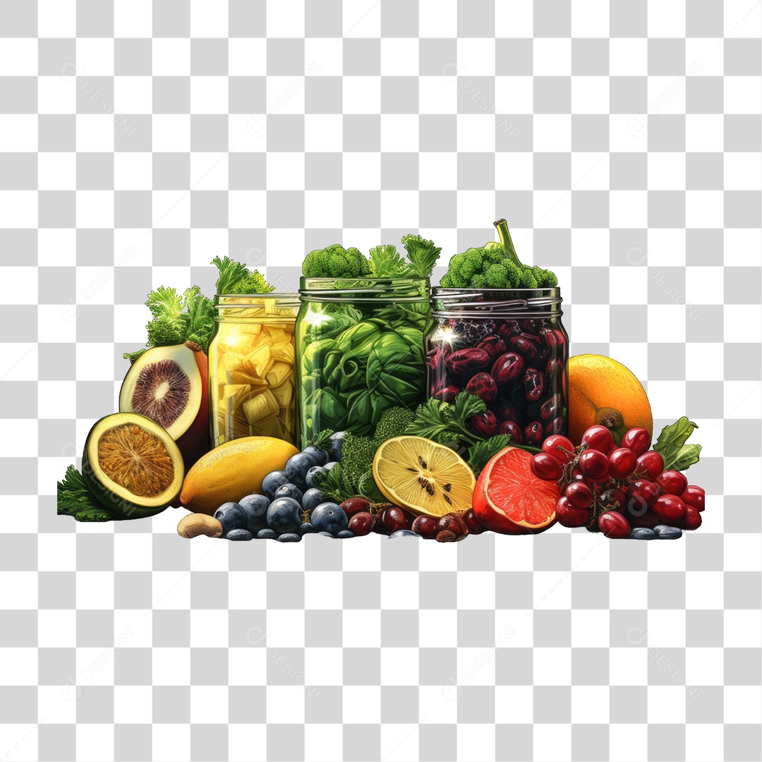 Frutas Legumes Verduras PNG Transparente