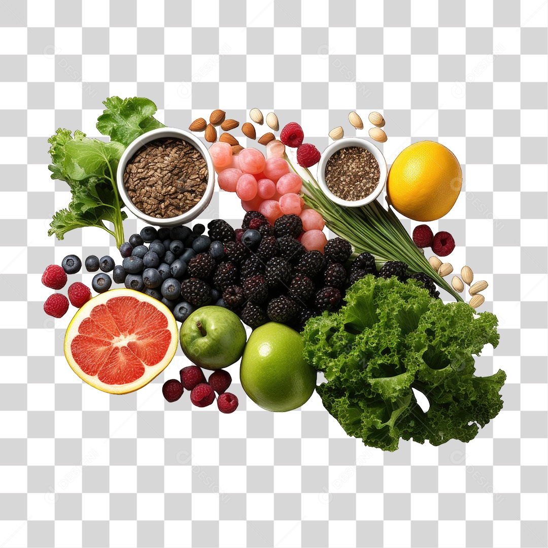Frutas Legumes Verduras PNG Transparente