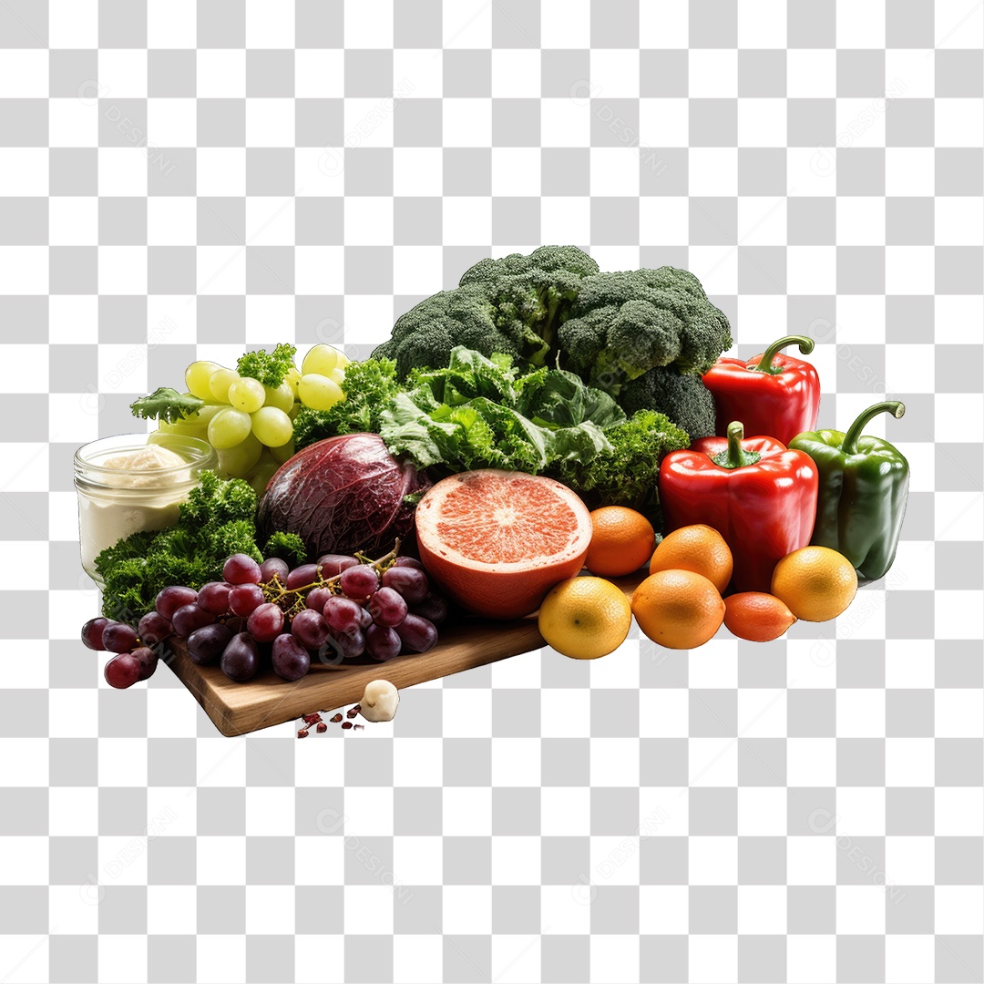 Frutas Legumes Verduras PNG Transparente