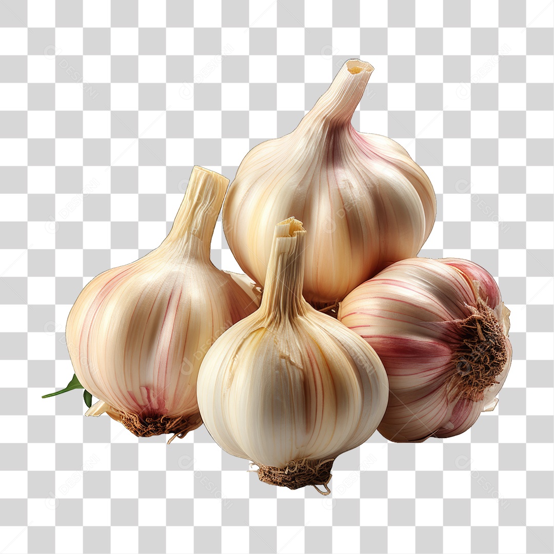 Dentes de Alho PNG Transparente