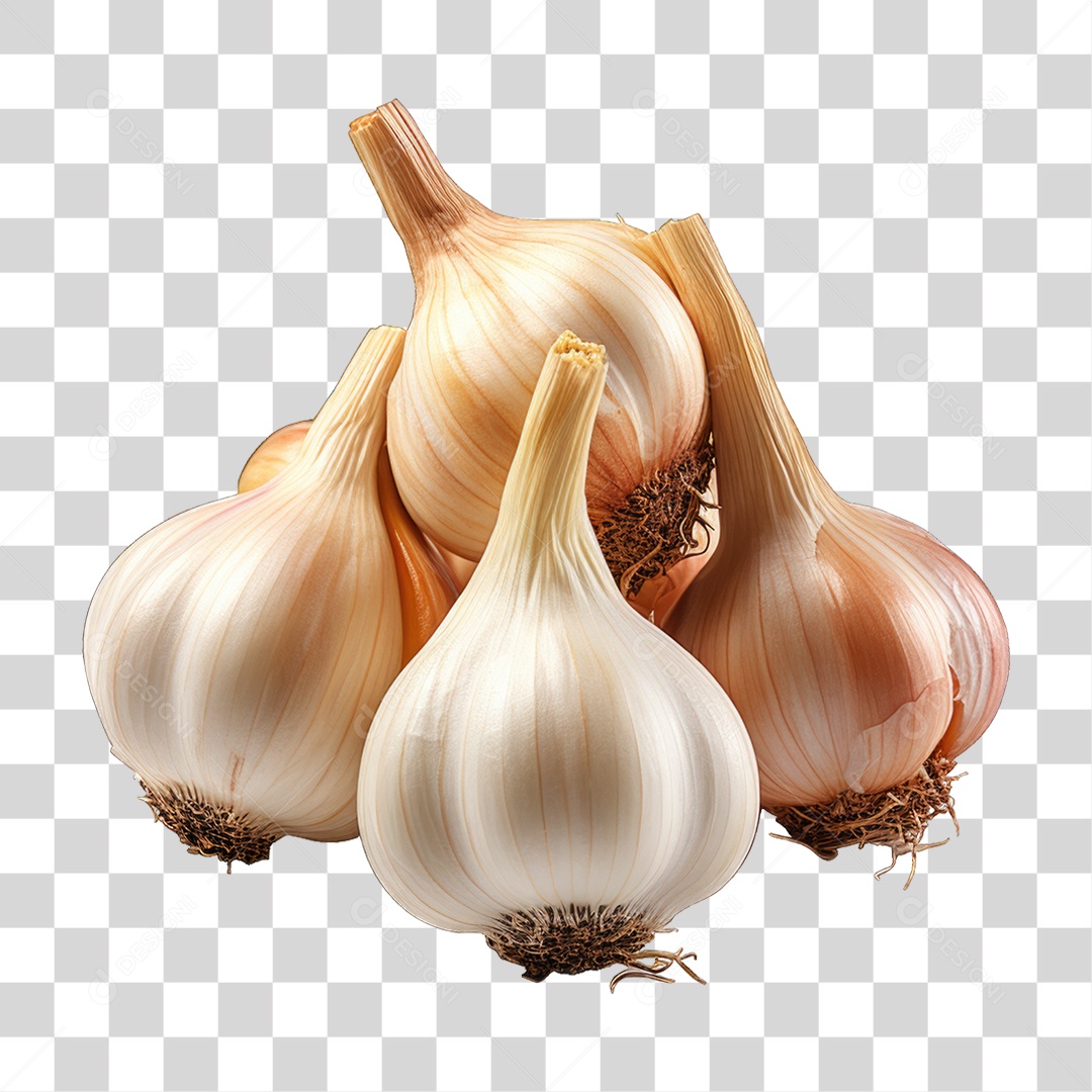 Dentes de Alho PNG Transparente