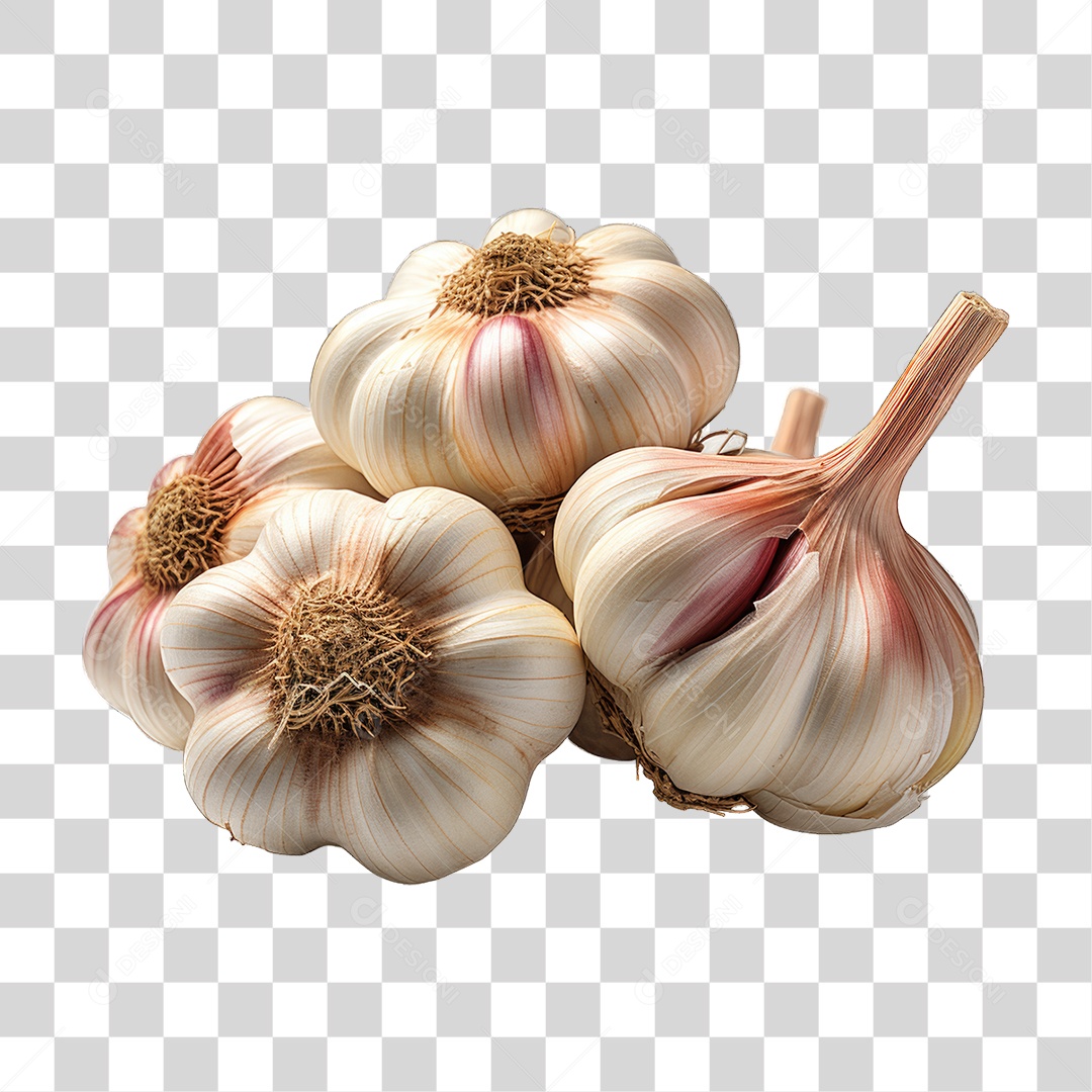 Dentes de Alho PNG Transparente