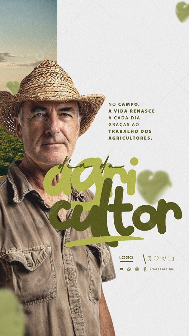 Story Dia do Agricultor 28 de Julho Social Media PSD Editável
