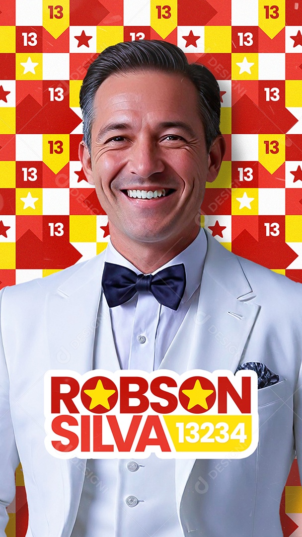 Story Política Robson Silva Social Media PSD Editável