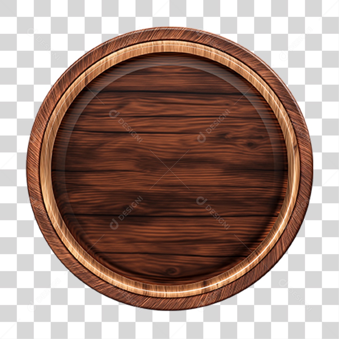 Placa de Madeira PNG Transparente