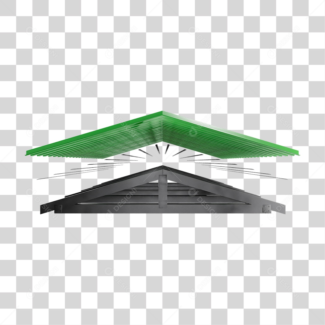 Armação Telhado Zinco PNG Transparente