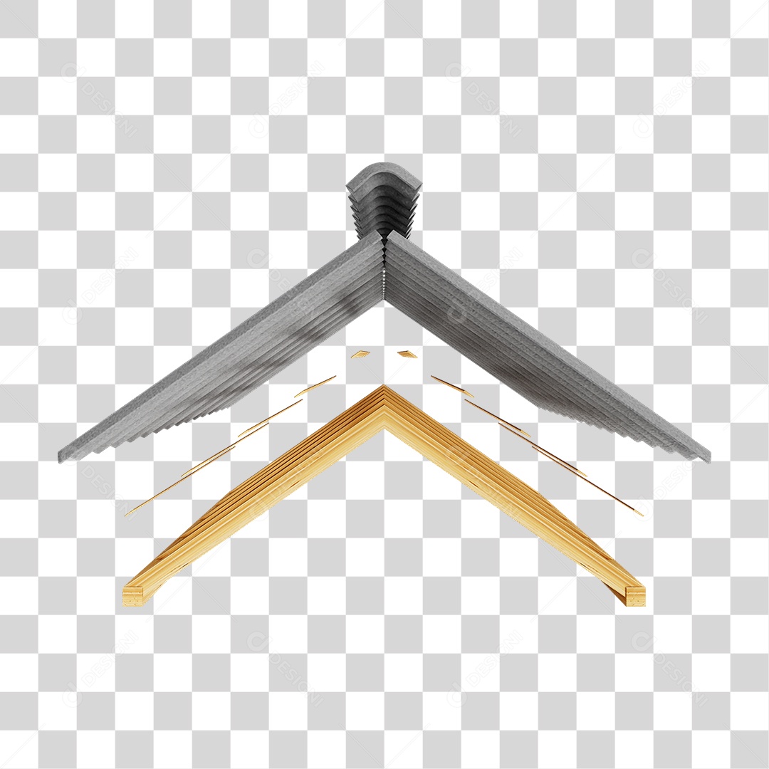 Telhado Armação Brasilit PNG Transparente