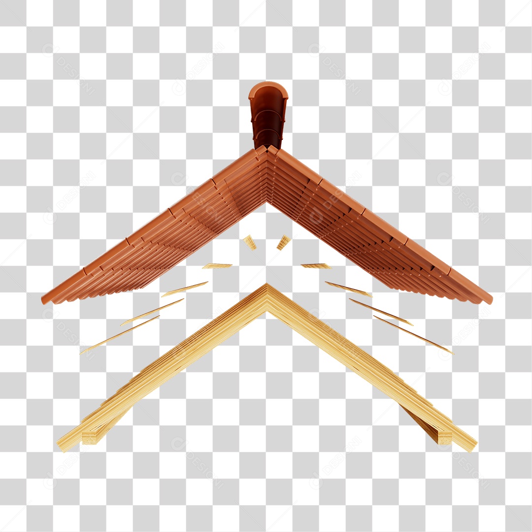 Armação Telhado PNG Transparente