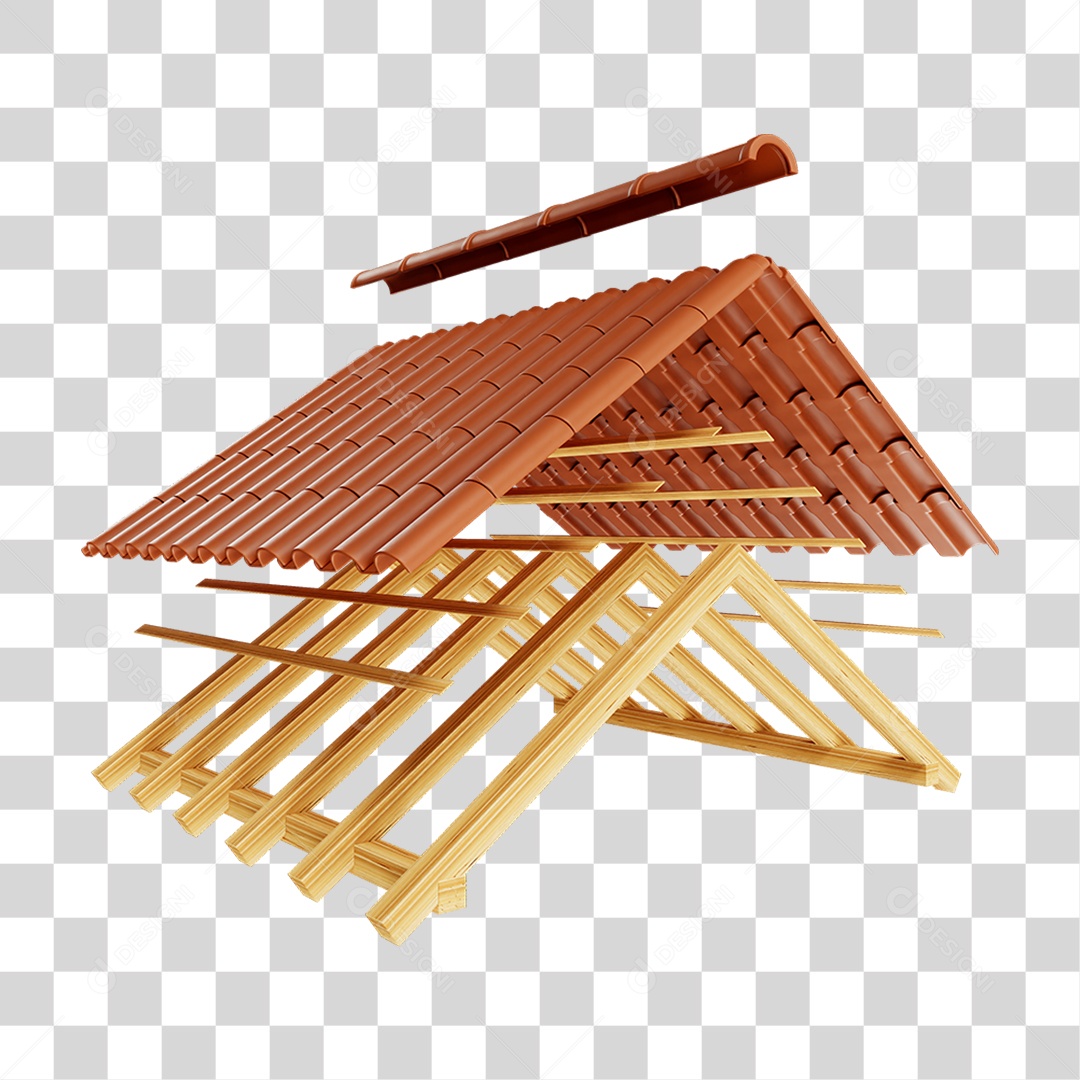 Armação Telhado PNG Transparente
