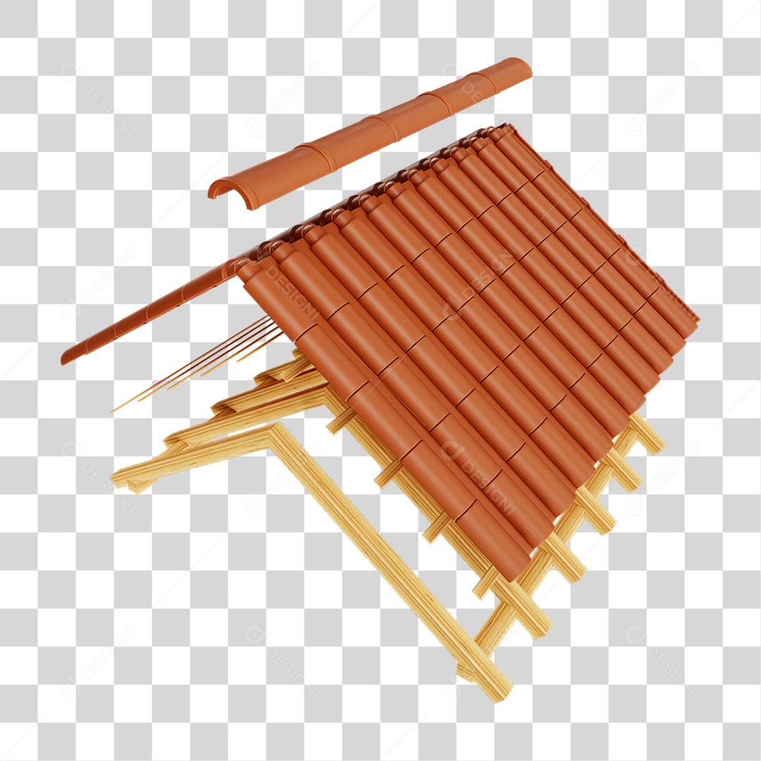 Armação Telhado PNG Transparente