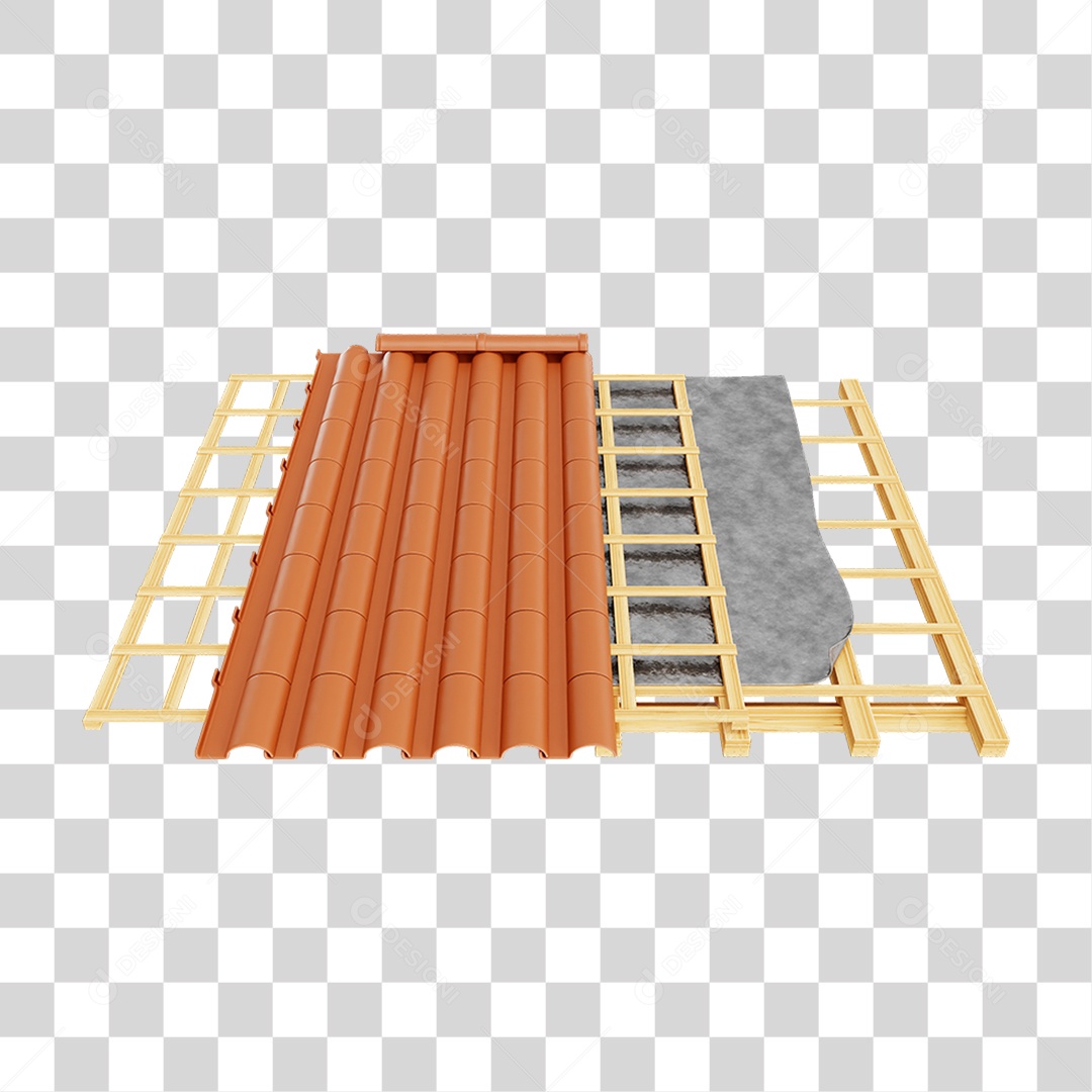 Armação Telhado PNG Transparente