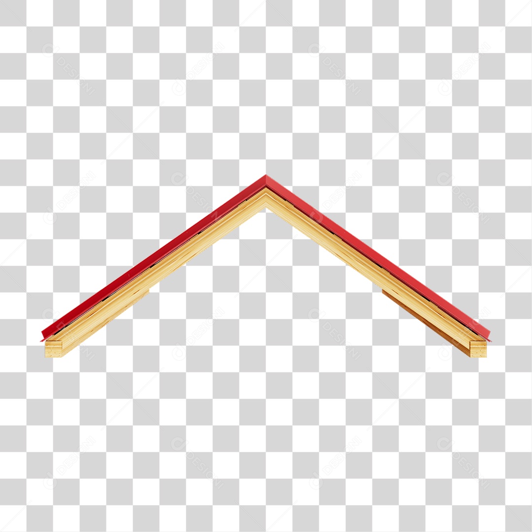 Telhado Zinco Madeira PNG Transparente