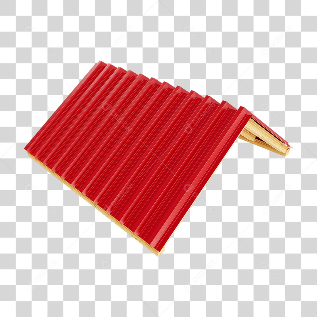 Telhado Zinco Madeira PNG Transparente