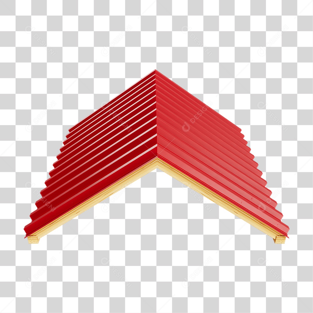 Telhado Zinco Madeira PNG Transparente
