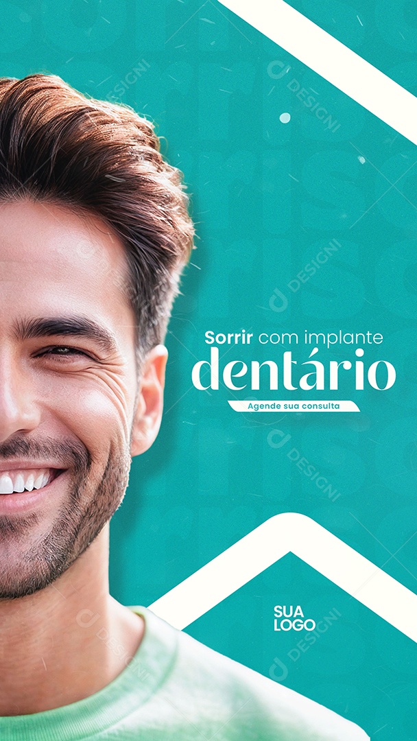 Story Campanha Clinica Dentista Social Media PSD Editável