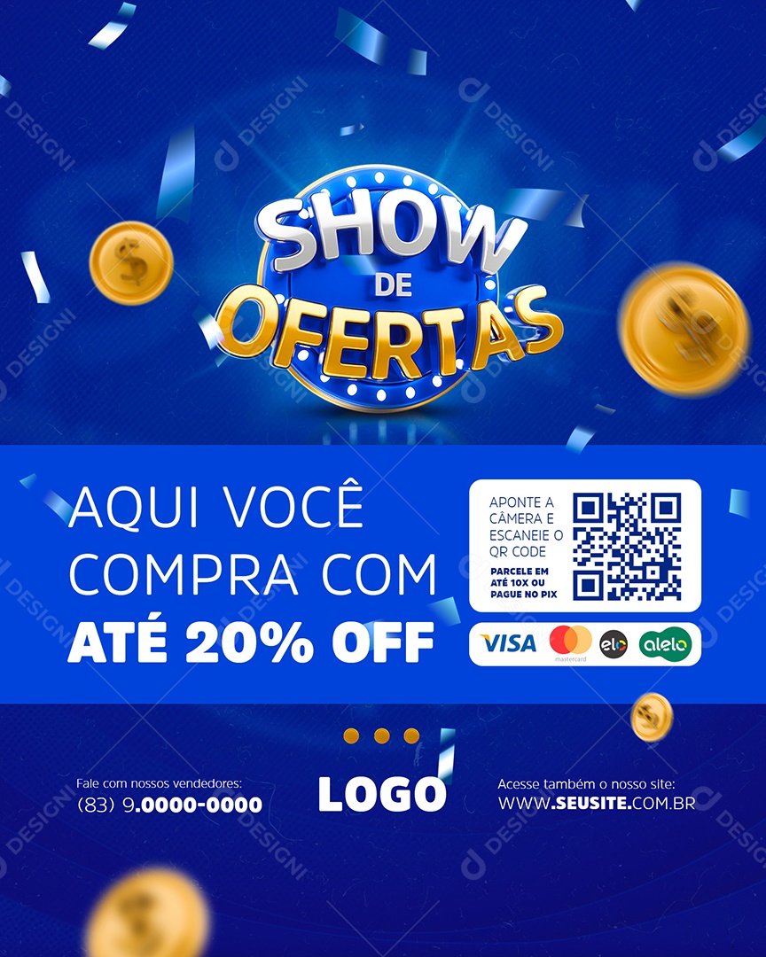 Story Show de Ofertas Social Media PSD Editável