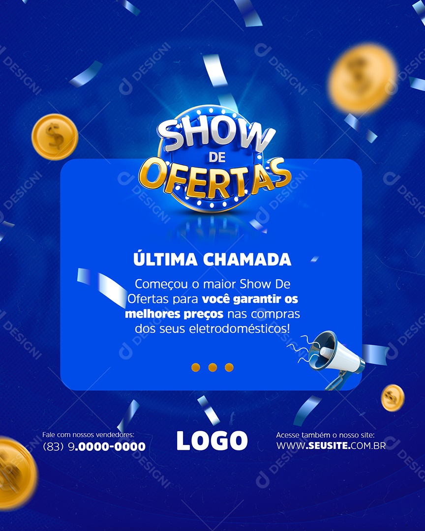 Story Show de Ofertas Social Media PSD Editável