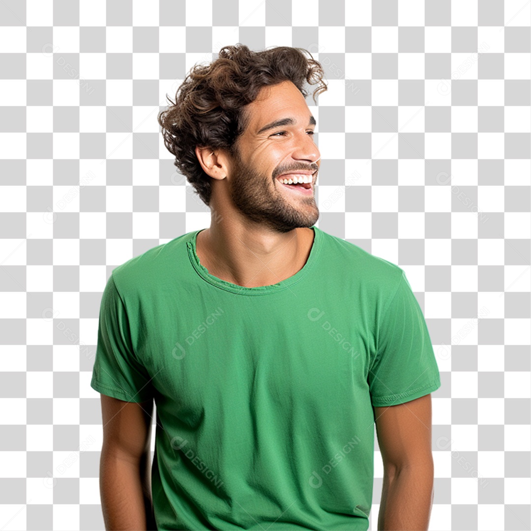 Homem Cores do Brasil Bandeira PNG Transparente