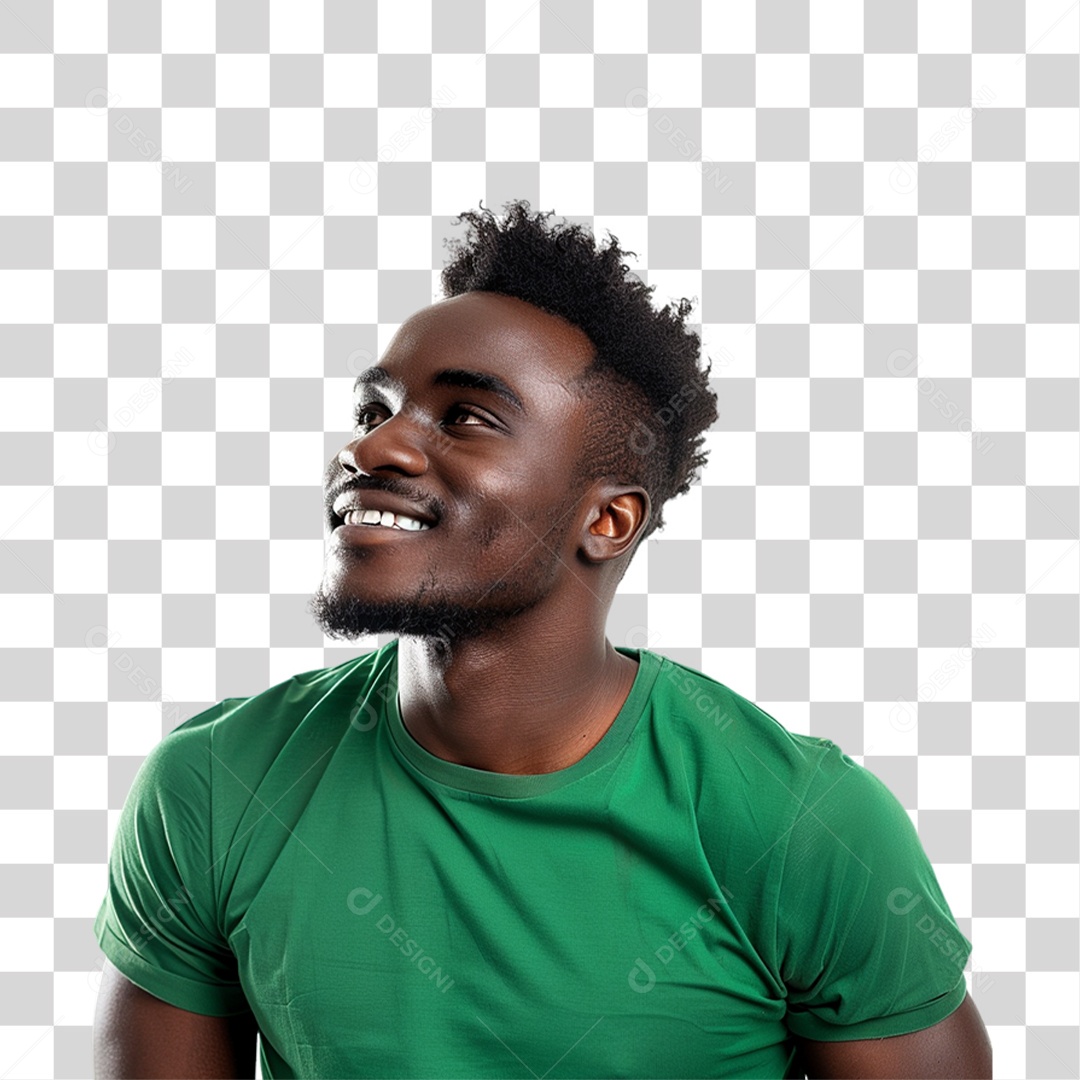 Homem Cores do Brasil Bandeira PNG Transparente