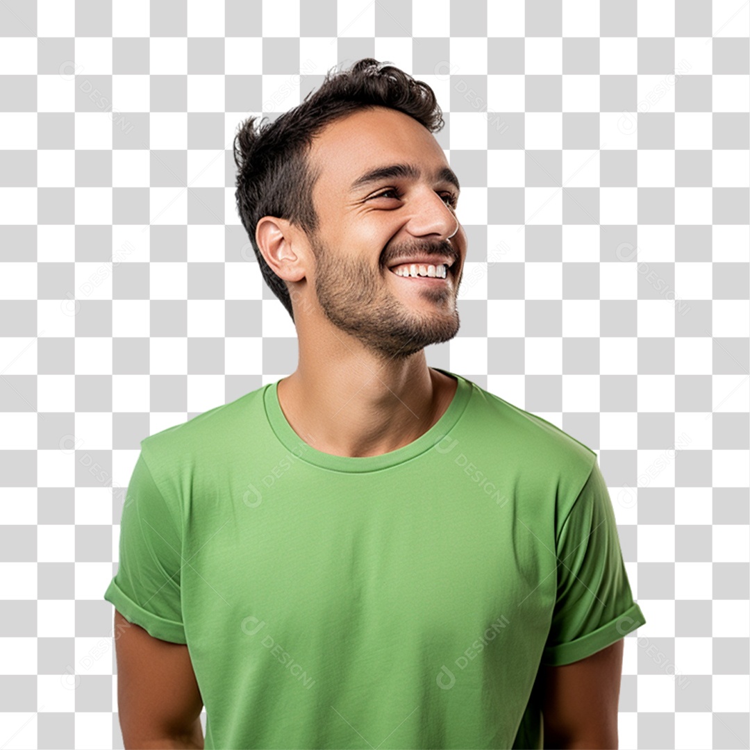 Homem Cores do Brasil Bandeira PNG Transparente