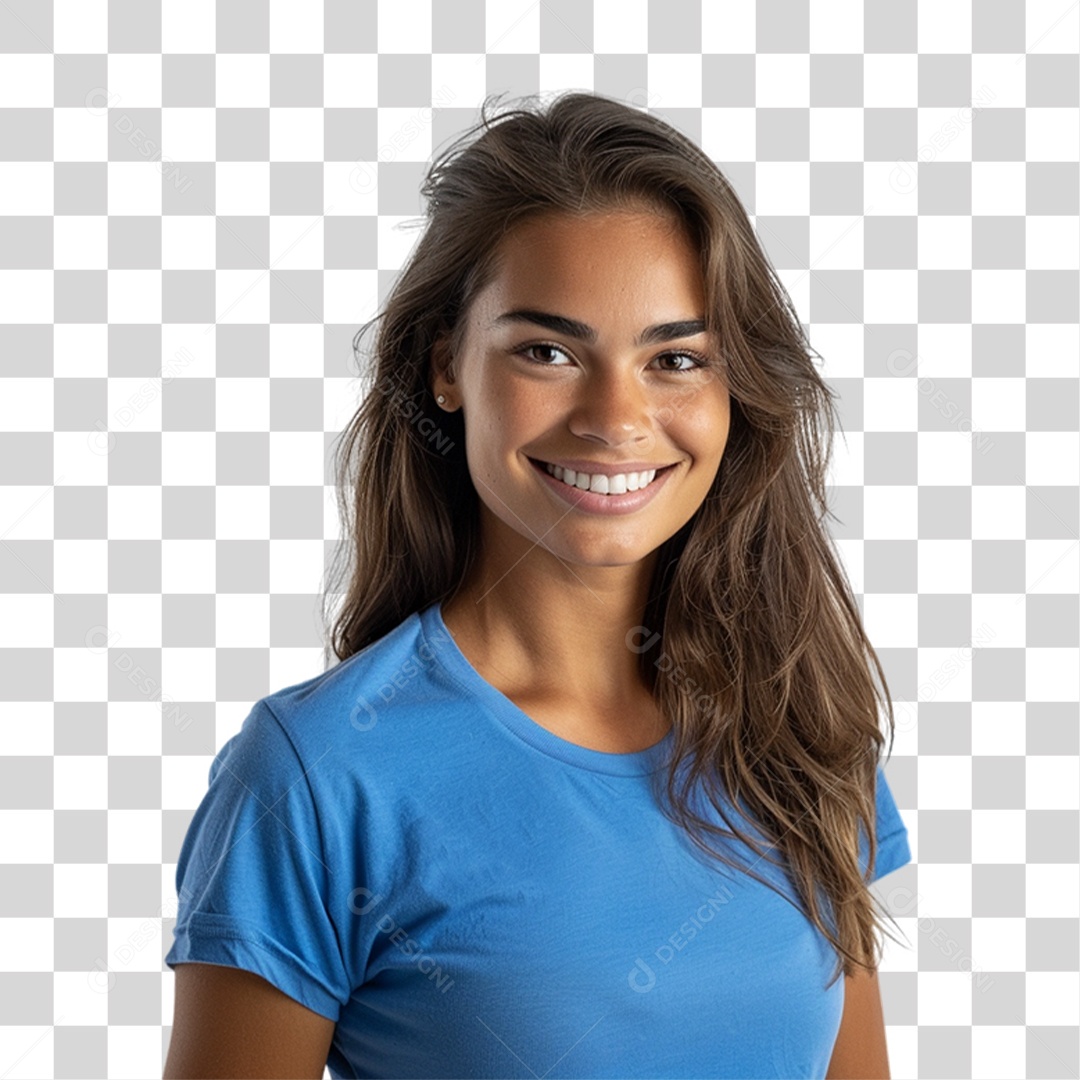 Mulher Sorrindo PNG Transparente