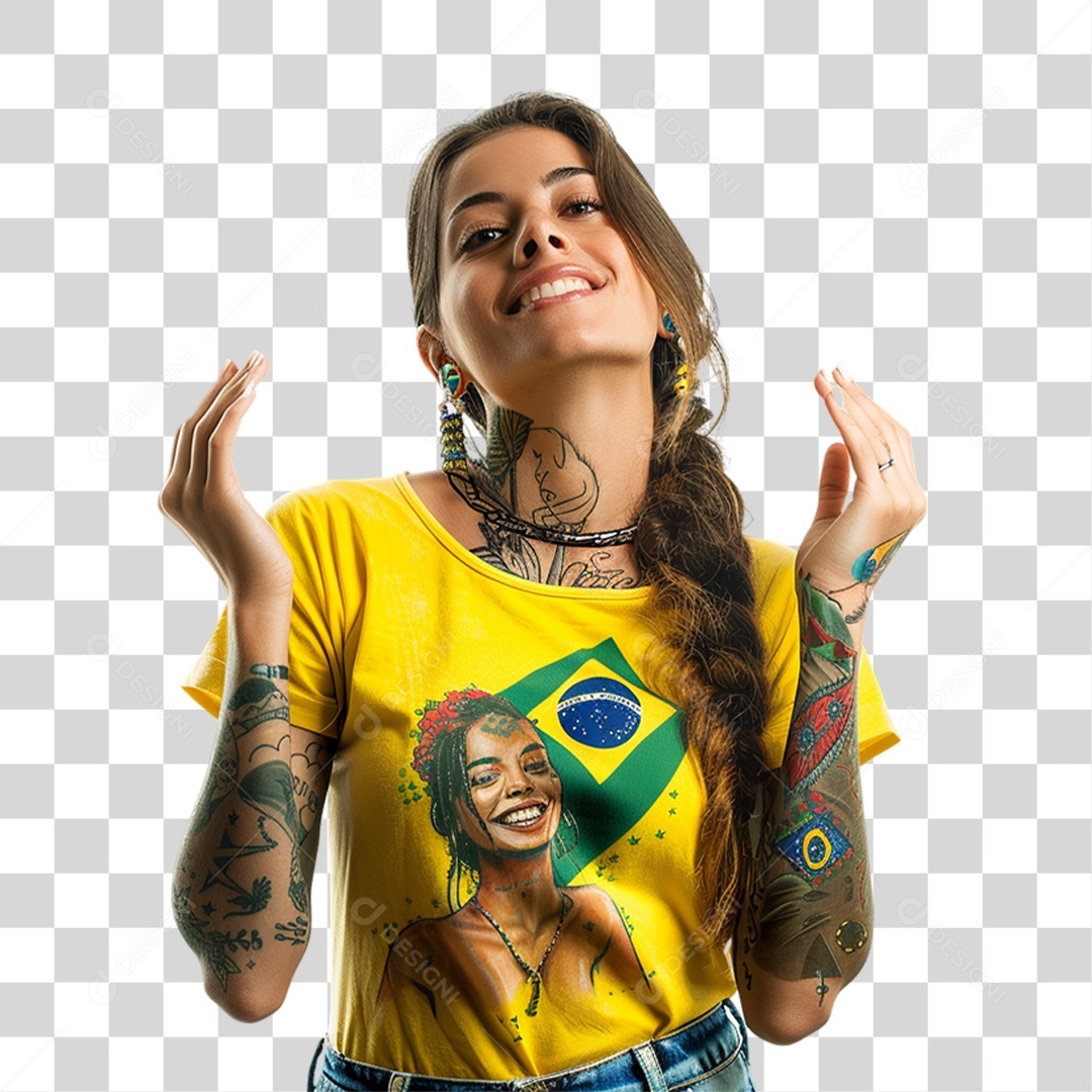 Mulher Sorrindo PNG Transparente