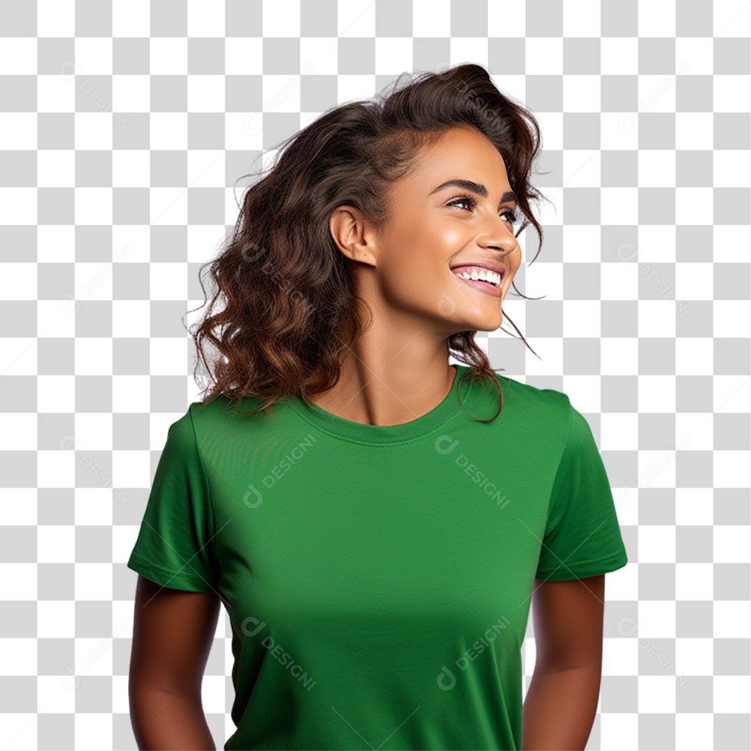 Mulher Sorrindo PNG Transparente