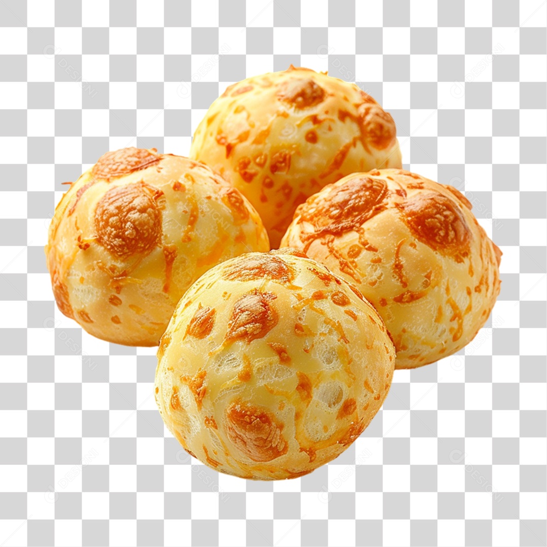 Pão de Queijo PNG Transparente