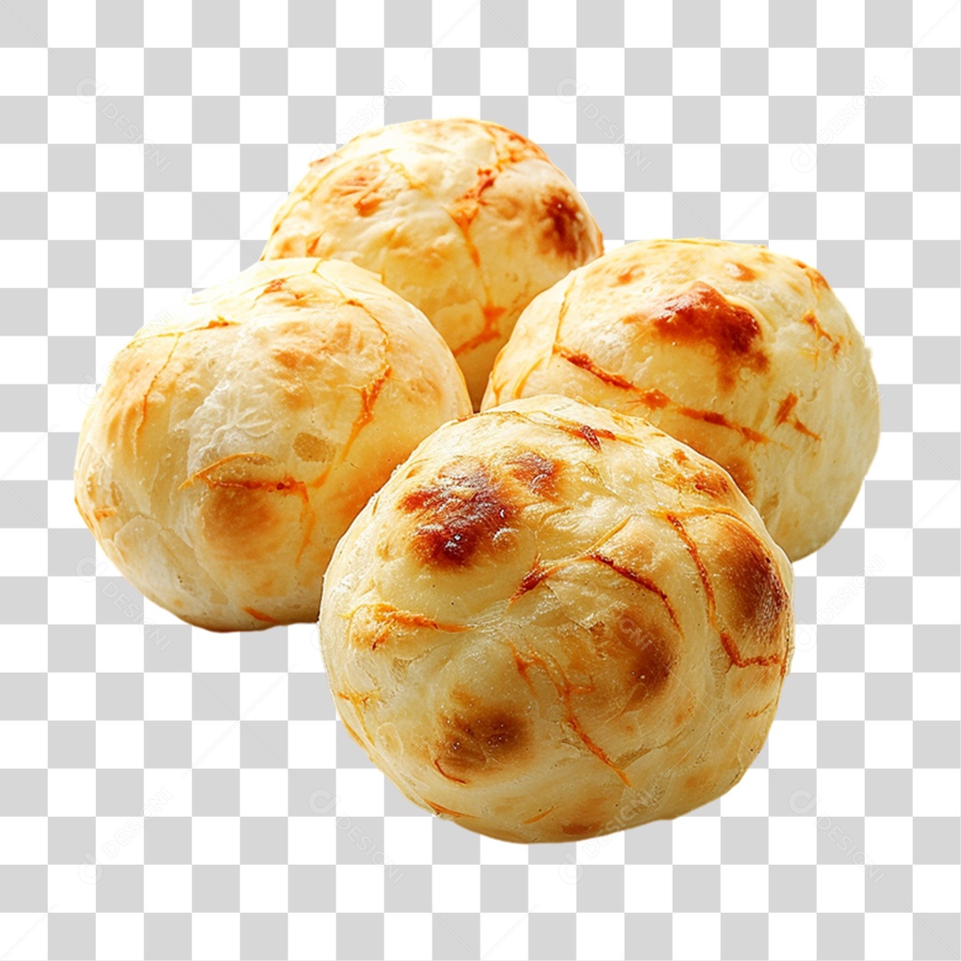 Pão de Queijo PNG Transparente