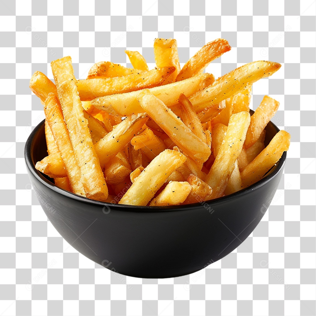 Batatas Fritas PNG Transparente