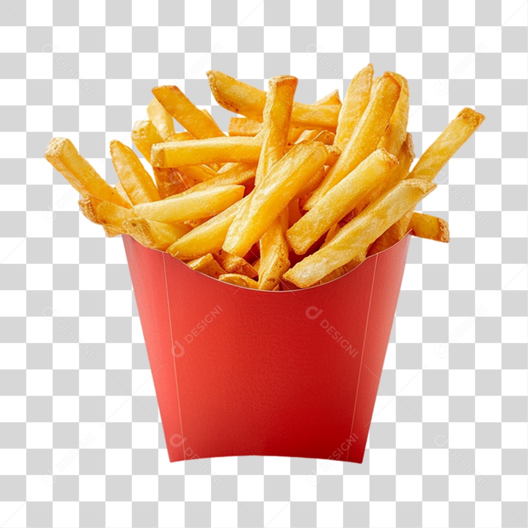 Batatas Fritas PNG Transparente