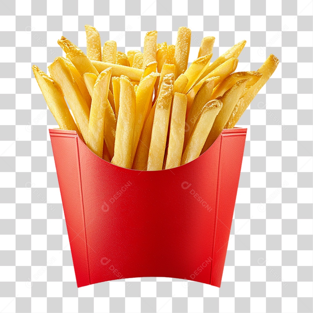 Batatas Fritas PNG Transparente