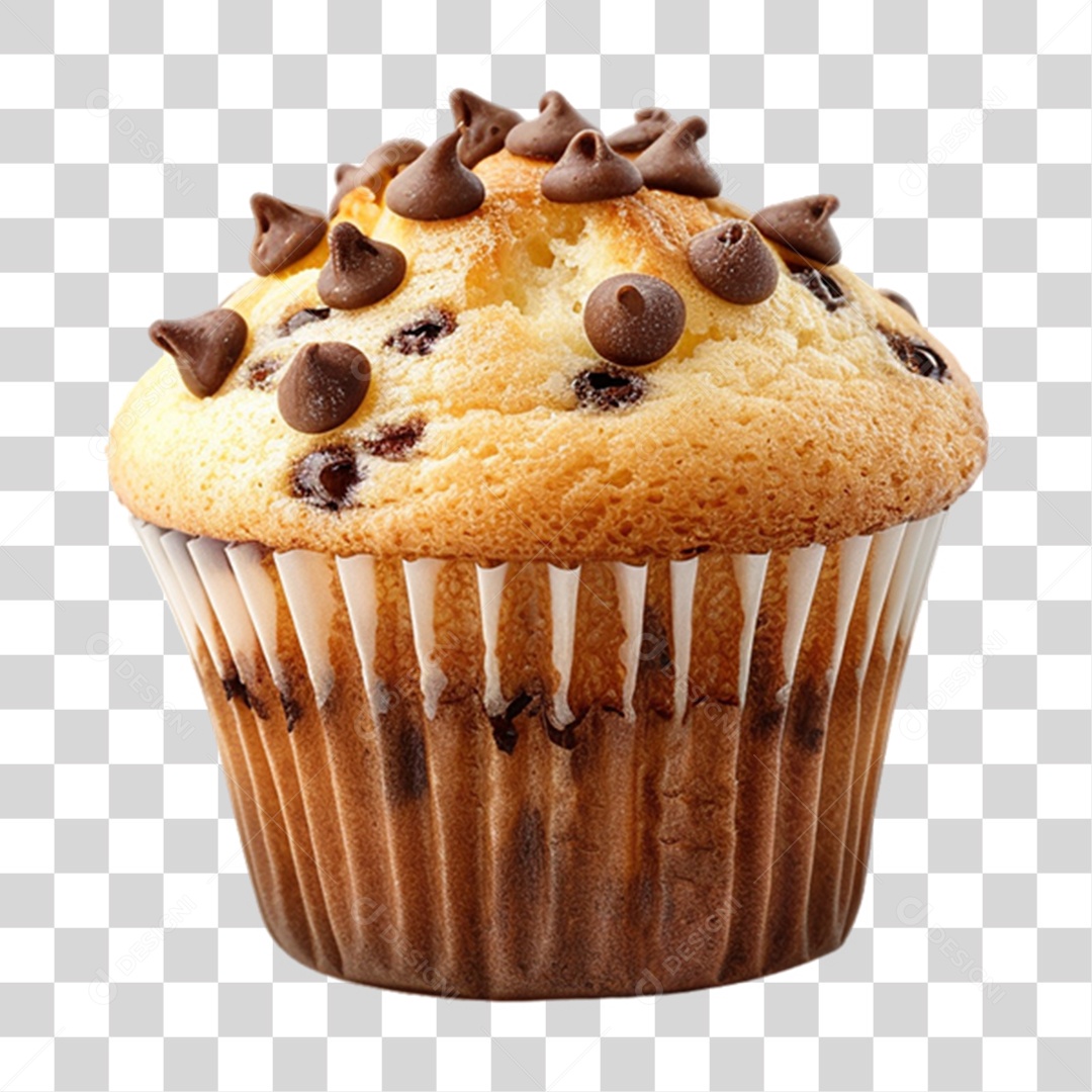 Bolinho com Chocolate PNG Transparente