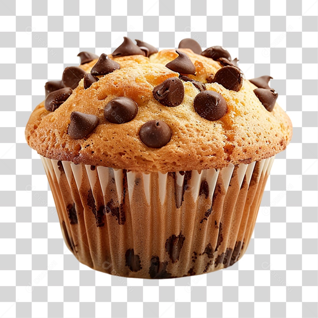 Bolinho com Chocolate PNG Transparente